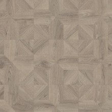 Ламинат Quick-Step Дуб серый теплый брашированный коллекция Impressive patterns IPA4141